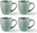 GBHOME Ceramic Coffee Mugs Set of 4, 12oz Stoneware Coffee Mugs Set For Dad Mom Women MEN, Light Weight Coffee Cups for Latte/Tea/Beer/Hot Cocoa, Dishwasher & Microwave Safe