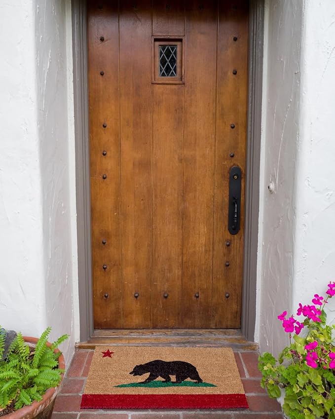 KAF Home - 17 x 30 Coir Doormat - California