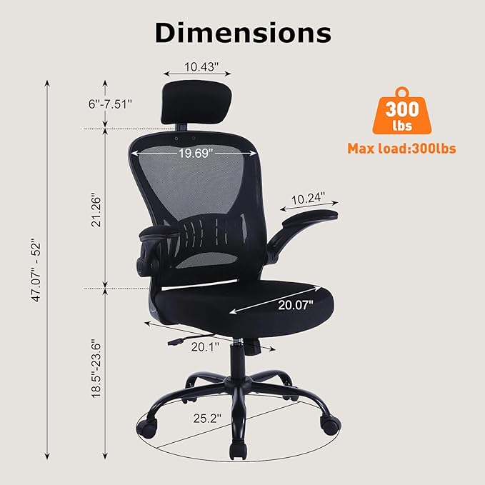 4 Pack Office Chair Ergonomic Desk Chair Comfort Adjustable Height with Wheels，Lumbar Support Mesh Swivel Computer Home Office Chair,Conference Room Chairs