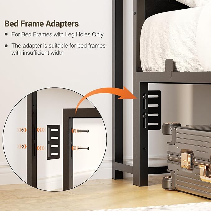 Unikito Headboard for Queen Size Bed with Storage Shelf, Head Board with 3 Outlets and 2 USB Ports, Headboards with RGB LED Light, Height Adjustable, Sturdy and Stable, Easy Assembly, Black