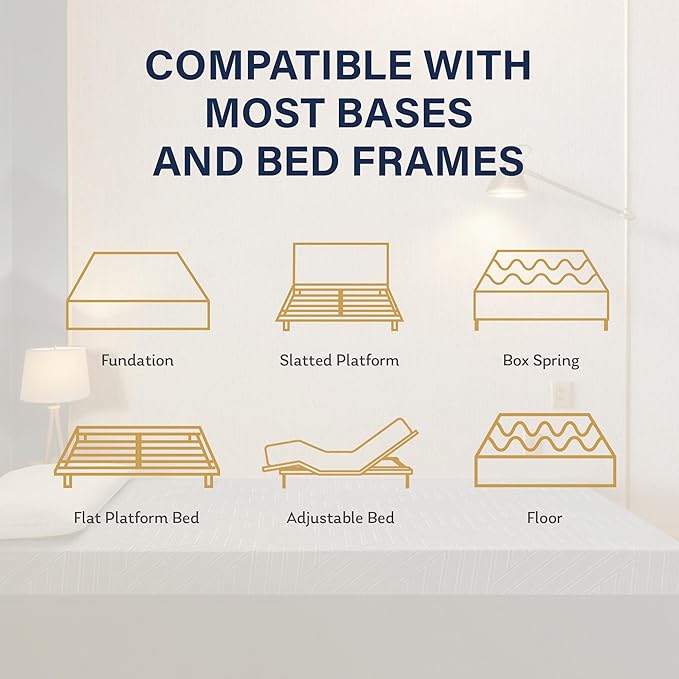 EGOHOME 12 Inch California King Mattress, Copper Gel Cooling Memory Foam Mattress for Back Pain Relief,Therapeutic Double Mattress Bed in a Box, Made in USA, CertiPUR-US Certified, 72x84x12 Black