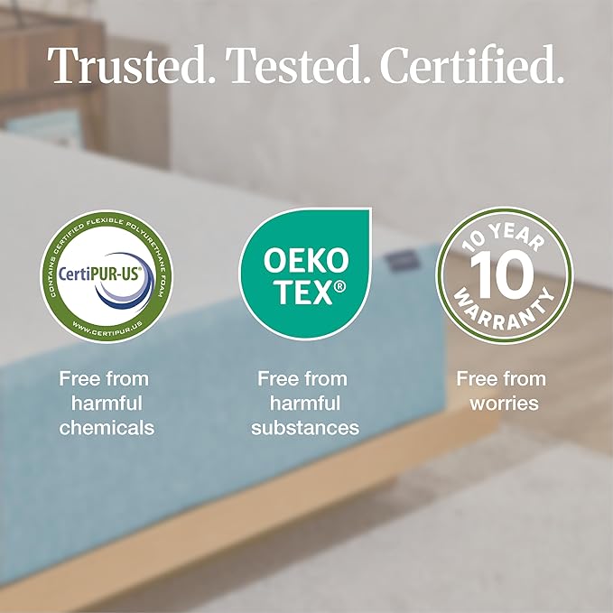 LIFEMENT Basic Twin Cooling Gel Infused Memory Foam Mattress in a Box | Medium Firm Bed, Fiberglass Free, Certified Pressure Relief Foam, Cooling Comfort Sleep, 8 Inch