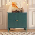 ARTPOWER Green Sideboard Buffet Cabinet with Storage, Mid-Century Modern Storage Cabinet with 2 Doors and Adjustable Shelves, Accent Style Sideboard for Entryway, Dining Room, Living Room
