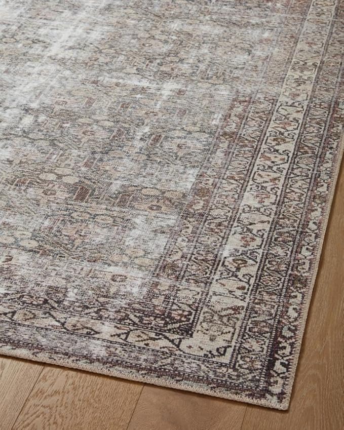 Loloi Amber Lewis Georgie Collection GER-10 Moss/Bark 3'-0" x 10'-0", .19" Pile Height, Runner Rug