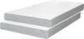 Milliard Memory Foam 5 Inch Narrow Cot Mattress,74" x 31" Cot for Bunk Bed, Daybed, Trundle, Or Bed Replacement, Narrow Trundle RV Compatible, Medium Firm Foam with Washable Cover (2 Pack)