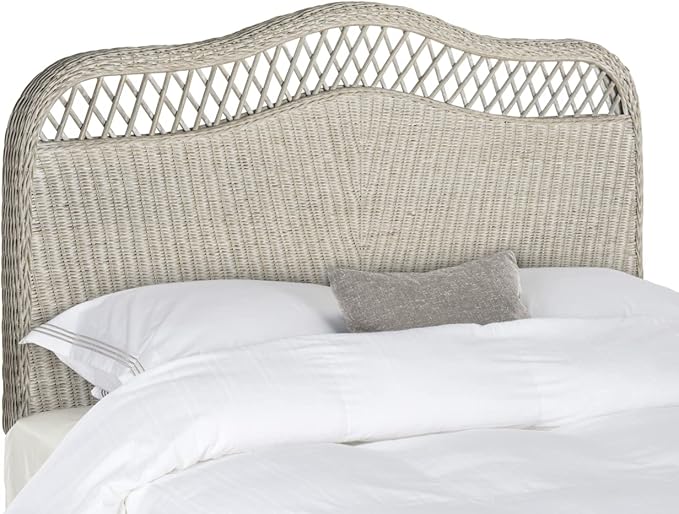 Safavieh Home Collection Sephina Antique Grey Rattan Headboard (Queen)