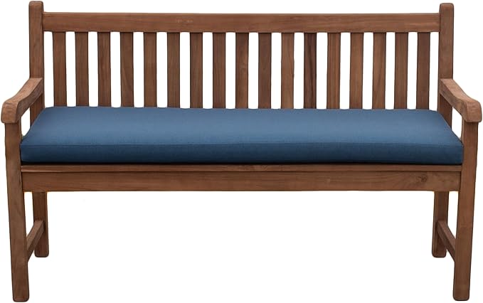 Tommy Bahama Bench Cushion, 50" X 16" X 2.5", Bamboo Bay Cobalt