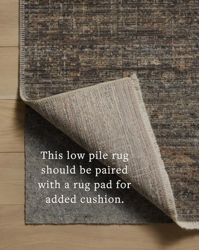 Loloi Amber Lewis Molly Collection MOL-05 Lagoon/Natural 7'-10" x 10' Low Pile Area Rug