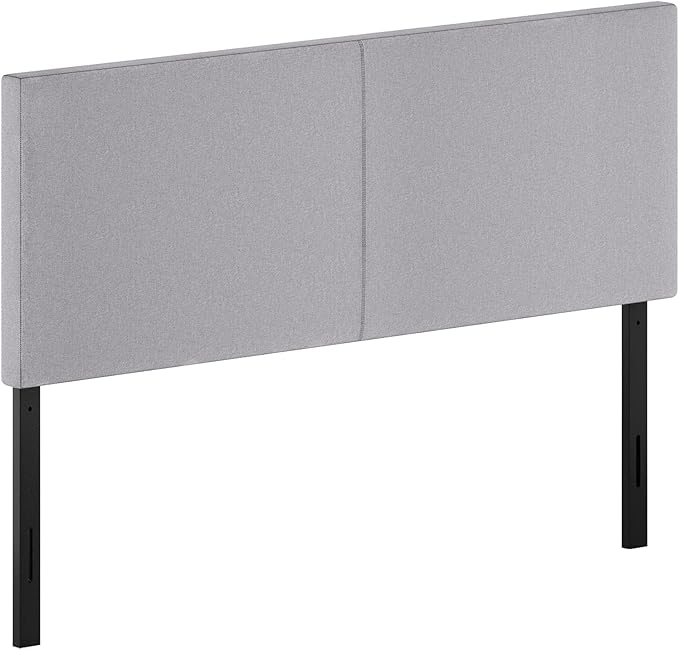 Furinno Roanne Upholstered Headboard, Queen, Glacier
