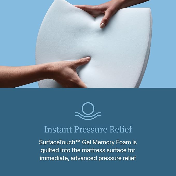 Beautyrest Days End Plush Pillow Top 14.75" Mattress - Queen - Cooling Tech, Supportive Durable Pocketed Coils, Pressure Relief, Motion Separation; 100 Night Sleep Trial and 10 Year Warranty