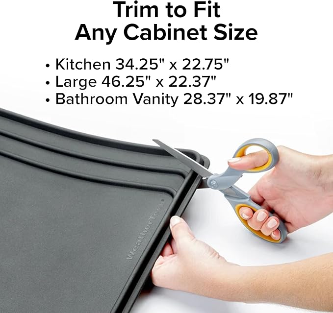 WeatherTech SinkMat – Waterproof Under Sink Liner Mat for Kitchen Bath ...