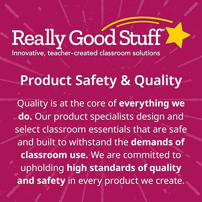 Really Good Stuff - Classroom Stacking Bins - Set of 6-14"L x 10"W x 5.75"H
