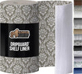 GORILLA GRIP DripGuard Shelf Liner, Non Adhesive Drawer and Kitchen Cabinet Protector, Slip Resistant BPA Free Smooth Surface Plastic Liners for Cabinets, Bathrooms, Closets, 17.5x240 Inch Beige Cream