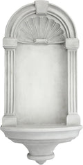Design Toscano Classical European Style Wall Niche Display Shelf, Medium, 21 Inches Tall, Cast Stone Resin, Antique Stone