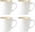 GBHOME Ceramic Coffee Mugs Set of 4, 12oz Stoneware Coffee Mugs Set For Dad Mom Women MEN, Light Weight Ceramic Coffee Cups for Latte/Tea/Beer/Hot Cocoa, Dishwasher & Microwave Safe