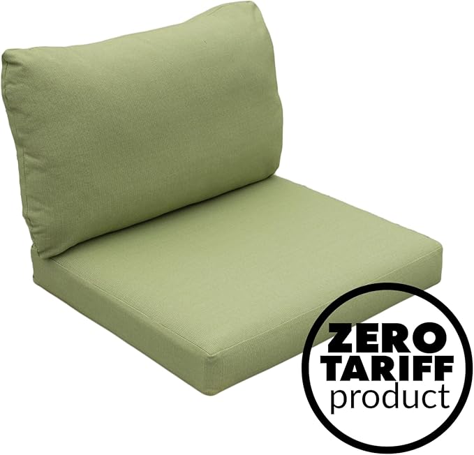 Tommy Bahama Deep Seating Lounge Cushion, 24" X 24" X 4", Bamboo Bay Pear