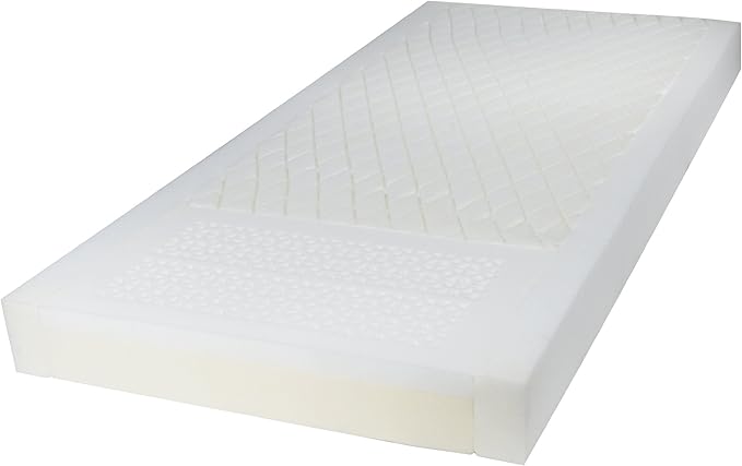 Drive Medical 15876 Gravity 7 Long Term Care Pressure Redistribution Mattress, Blue, 76,No Cut Out