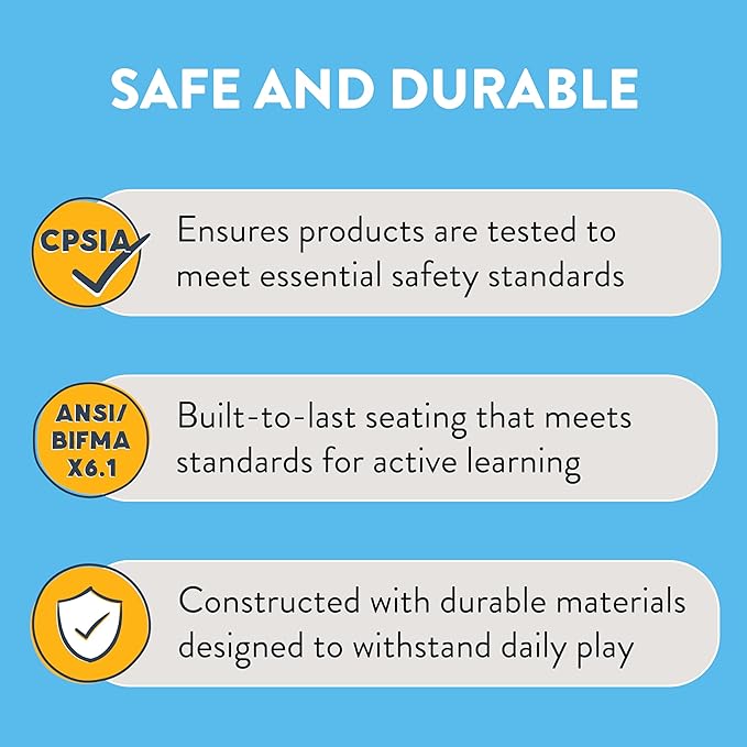 Stackable School Chairs, 14", Kids Furniture, Grey, 4-Pack