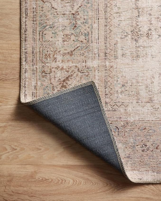 Loloi Amber Lewis Georgie Collection GER-02 Ocean/Sand 3'-0" x 12'-0", .19" Pile Height, Runner Rug