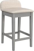 Hillsdale Furniture Maydena Wood Counter Height Stool, Distressed Gray