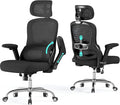 Ergonomic Office Chair: 400LBS Computer Desk Chair Comfy-Black Big and Tall Office Chair with Lumbar Support & Headrest-Gaming Chairs for Adults-Executive Office Rolling Chairs for Home Work