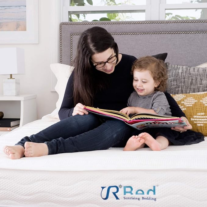 10 Inch Hybrid Mattress in a Box, Twin XL Size Latex Mattress with Memory Foam & Individually Pocket Coils Springs, Pressure Relief, Motion Isolation, Edge Support, CertiPUR-US Certified, Medium Firm