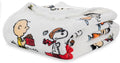 Berkshire Blanket VelvetLoft Cute Character Snoopy Plush Blanket, Peanuts Gang, Full/Queen 90 in x 90 in (Official Peanuts Product)