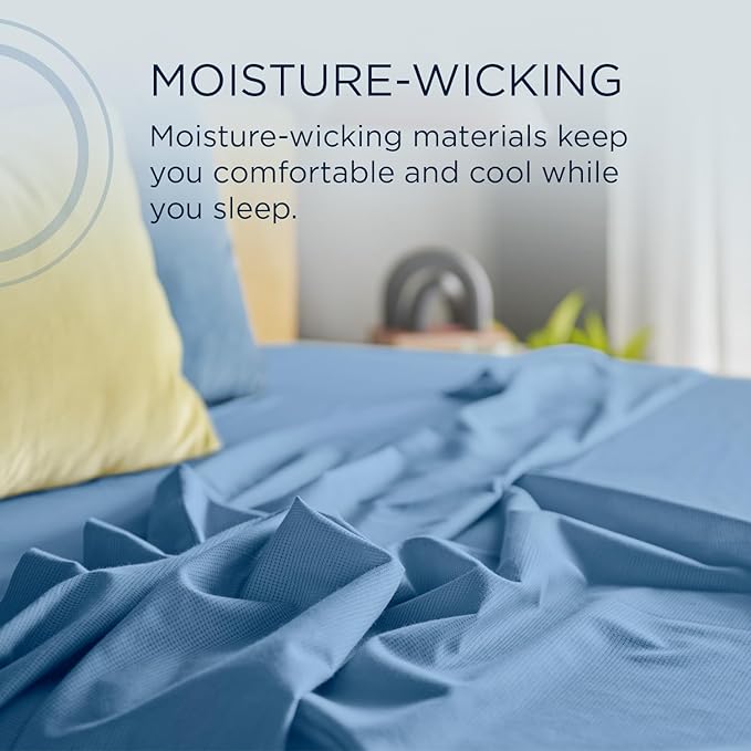 TEMPUR ProAir Sheet Set Blue Azure - King
