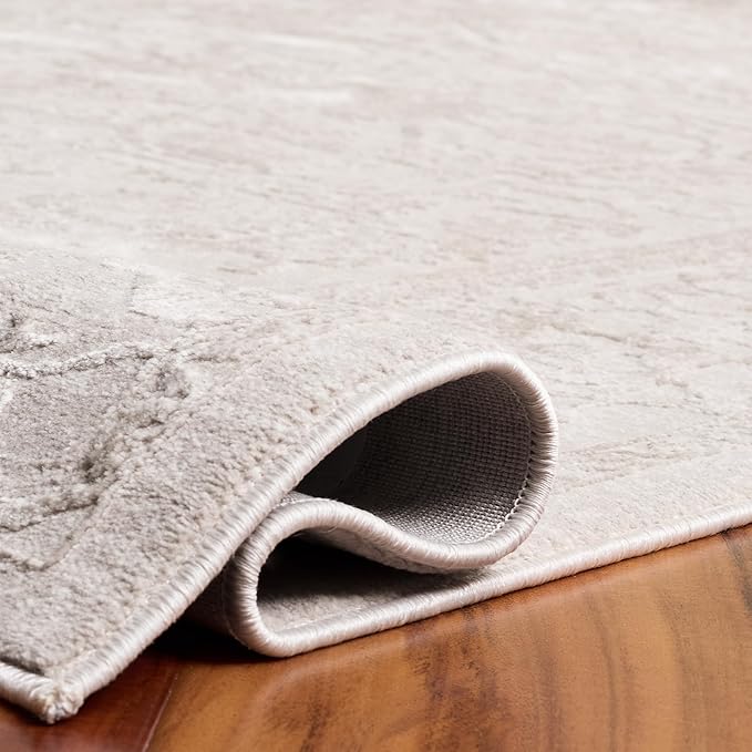 SAFAVIEH Reflection Collection Accent Rug - 2'3" x 3', Cream & Ivory, Non-Shedding & Easy Cleaning, Ideal for Entryway, Living Room, Bedroom (RFT665D)
