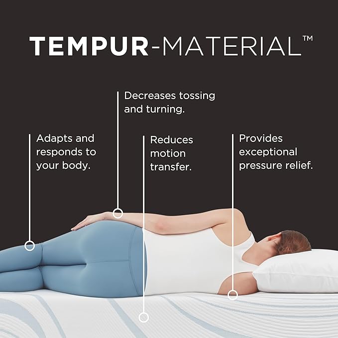 TEMPUR-Adapt 2.0 Medium 11 inch Memory Foam Mattress, Queen