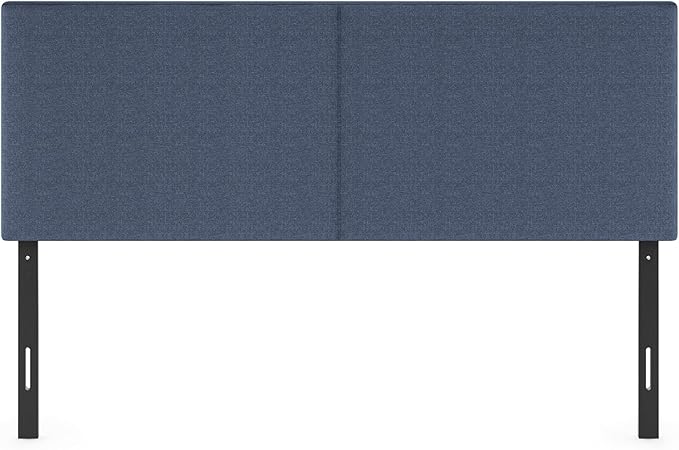 Furinno Roanne Upholstered Headboard, Queen, Denim