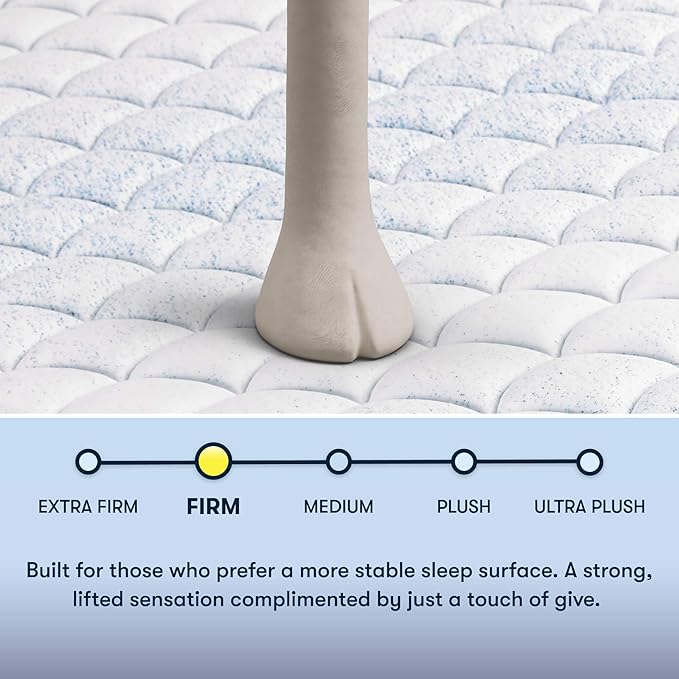 Serta Sleeptrue Firm 6" Twin Memory Foam Mattress in a Box, Cooling, Breathable, and Pressure Relieving - 100 Night Trial, CertiPUR-US Certified and 10 Year Limited Warranty