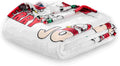 Berkshire Blanket Peanuts® VelvetLoft® Cute Character Snoopy Plush Blanket,Christmas Snowy Scene,King 90 in x 108 in (Official Peanuts® Product)