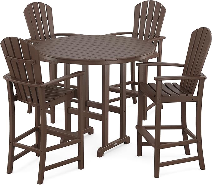 POLYWOOD® Palm Coast Bar Set, Mahogany
