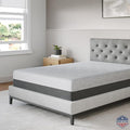 Celestial Sleep Gel Memory Foam Mattress in a Box, Made in The USA, CertiPUR-US® Certified Foam, Oeko-Tex, and Fiberglass-Free Certified Bed, 12 inch Soft - Queen