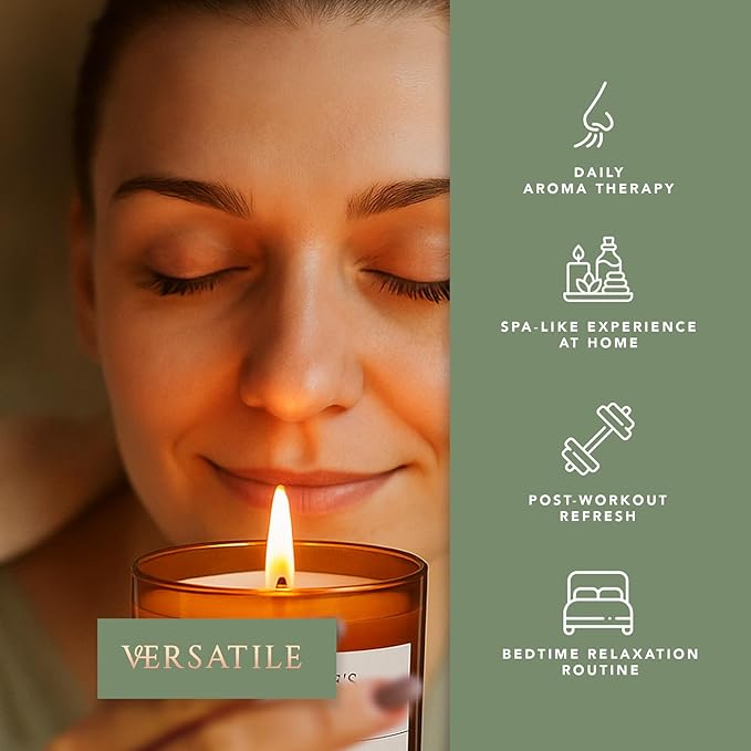 Pecksniff's Amber De-Stress Aroma Therapy Candle | 1 Wick, 184g/6.49oz