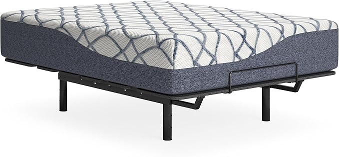 Signature Design by Ashley 14 Inch Chime Elite 2.0 Ultra Plush Green Tea Memory Foam Mattress for Cool Sleep and Pressure Relief, Queen, Fiberglass Free, Mattress In A Box
