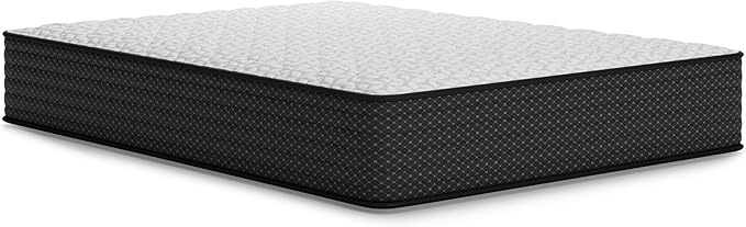 Signature Design by Ashley Limited Edition Firm 12 Inch Hybrid Mattress with Gel Memory Foam and Edge Support for Cool Sleep and Pressure Relief, Twin, Fiberglass Free, Mattress In A Box