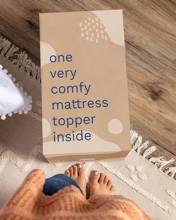 ViscoSoft 3 Inch Memory Foam Mattress Topper Queen - Select High Density Ventilated Mattress Pad - Premium Removable Rayon Cover