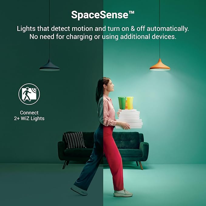HALO 4" Smart Wi-Fi® Recessed LED Light Powered by WiZ Pro, Dimmable Full Color w/SpaceSense® Motion, Smart Home Ready - RL4069WZRGBWWHR
