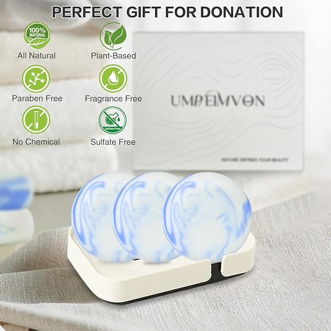 14 Pack 25 g Travel Size Soap Lemongrass Scented, Individually Wrapped 4-In-1 Handmade Hotel Mini Soap Bars with Olive Oil, Shea Butter, Soothe and Moisturize, Eco-Friendly, 0.88 oz