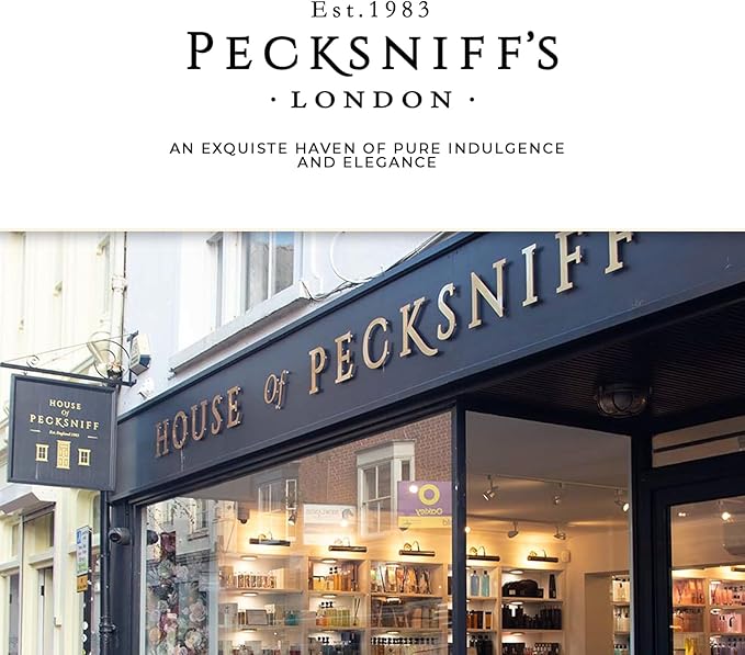 Pecksniff's Sandalwood & Vanilla 3-Wick Tall Candle | 550g/19.4oz | White Glass Vessel with Metal Lid