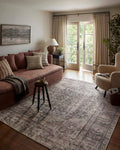 Loloi Amber Lewis Georgie Collection GER-08 Lagoon/Beige 3'-9" x 5'-6", .19" Pile Height, Accent Rug