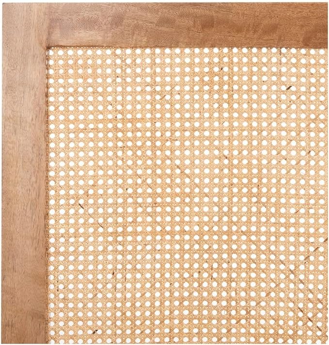 SAFAVIEH Home Collection Vienna Natural Cane King Headboard Platform