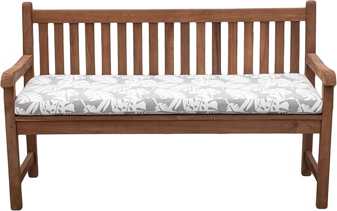 Tommy Bahama Bench Cushion, 50" X 19" X 2.5", Tropical Chrome