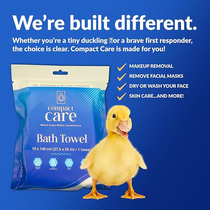 Disposable Bath Towels (3 Pack) – Ultra-Soft Viscose, Quick-Dry, Lightweight & Absorbent – Ideal for Travel, Spa, Gym, Beach & Guest Use