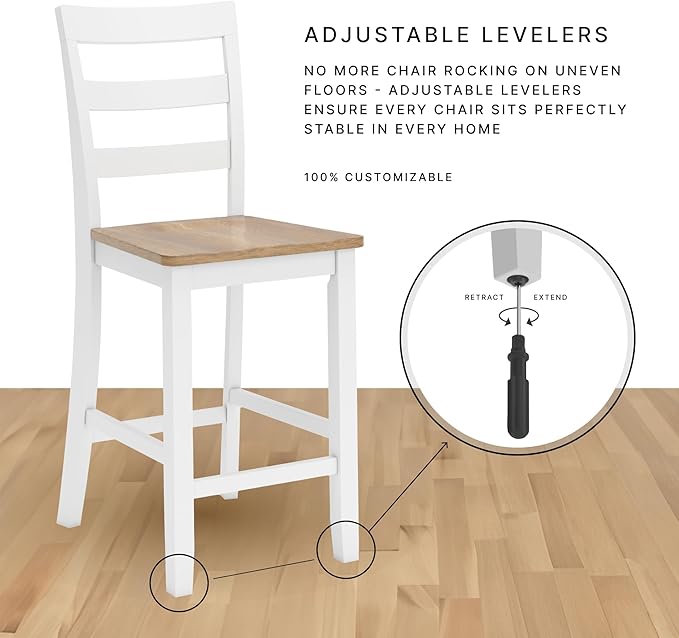 Signature Design by Ashley Torjin Industrial Counter Height Stool, 2 Count, Gray