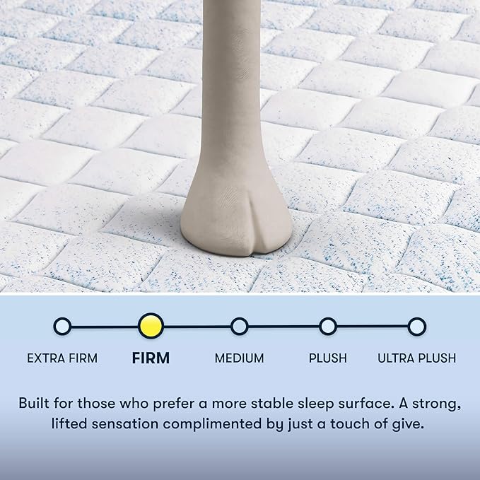Serta Sleeptrue Firm 11" Queen Hybrid Mattress in a Box, Cooling, Breathable, and Pressure Relieving - 100 Night Trial, CertiPUR-US Certified and 10 Year Limited Warranty