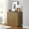 mopio Blake 3 Drawer Dresser for Bedroom, Chest of Drawers, Wood Dresser Organizer, Modern Farmhouse, Tall Night Stand, Enhanced Safety, Sturdy Compliant (1, Walnut, One Size)