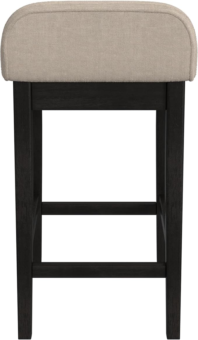 Hillsdale Furniture Maydena Wood Counter Height Stool, Black